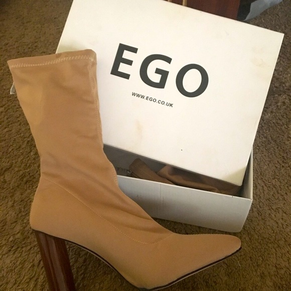 EGO Shoes - 🔥 EGO NUDE LEG-HUGGING BOOT🔥